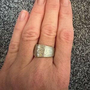 Sterling Silver Spoon Ring